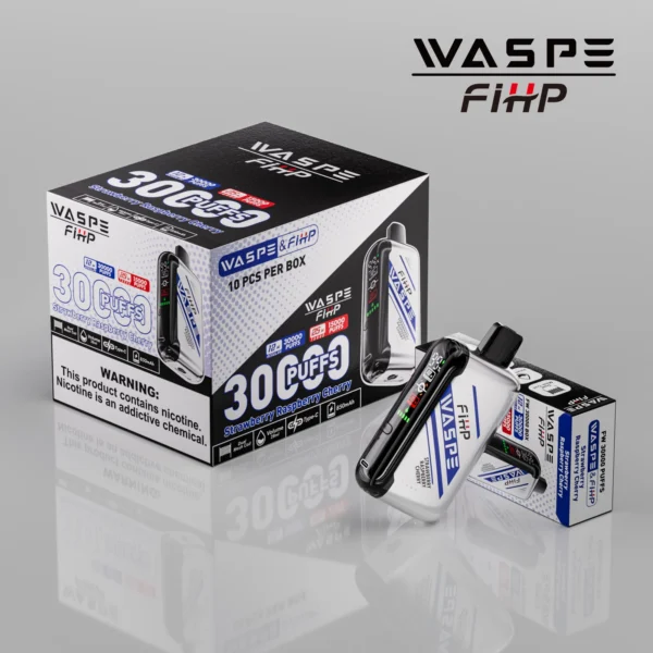 WASPE FIHP 30000 Puffs Dual Mesh 0% 2% 5% LED zaslon z nizko vsebnostjo nikotina za enkratno uporabo za enkratno uporabo Vapes pero Nakup na debelo - CharmVape - 15