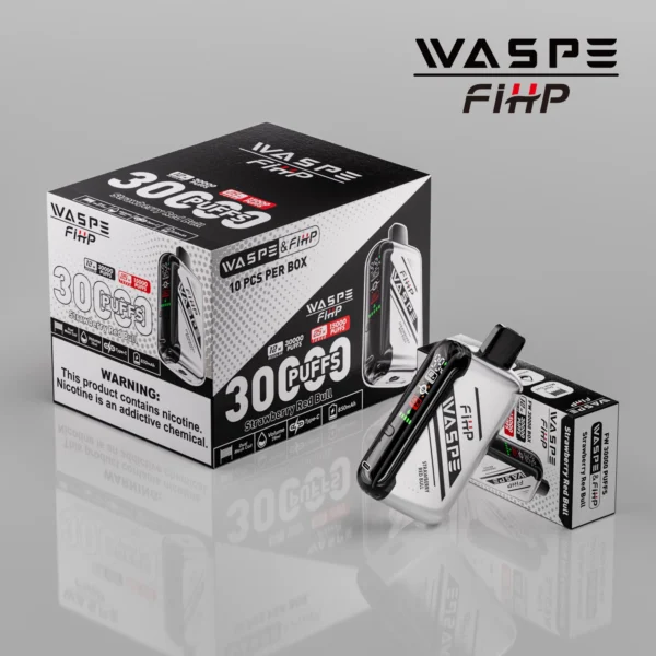 WASPE FIHP 30000 Puffs Dual Mesh 0% 2% 5% LED zaslon z nizko vsebnostjo nikotina za enkratno uporabo za enkratno uporabo Vapes Pen Bulk Buy Veleprodaja - CharmVape - 12