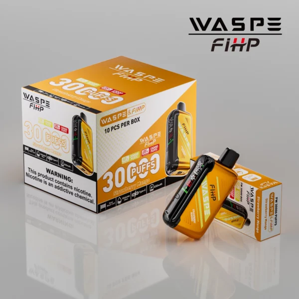 WASPE FIHP 30000 Puffs Dual Mesh 0% 2% 5% LED zaslon z nizko vsebnostjo nikotina za enkratno uporabo za večkratno uporabo Vapes pero Nakup na debelo - CharmVape - 11