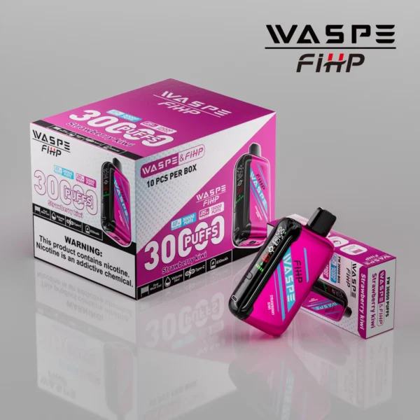 WASPE FIHP 30000 Puffs Dual Mesh 0% 2% 5% LED zaslon z nizko vsebnostjo nikotina za enkratno uporabo za enkratno uporabo Vapes Pen Bulk Buy Veleprodaja - CharmVape - 10