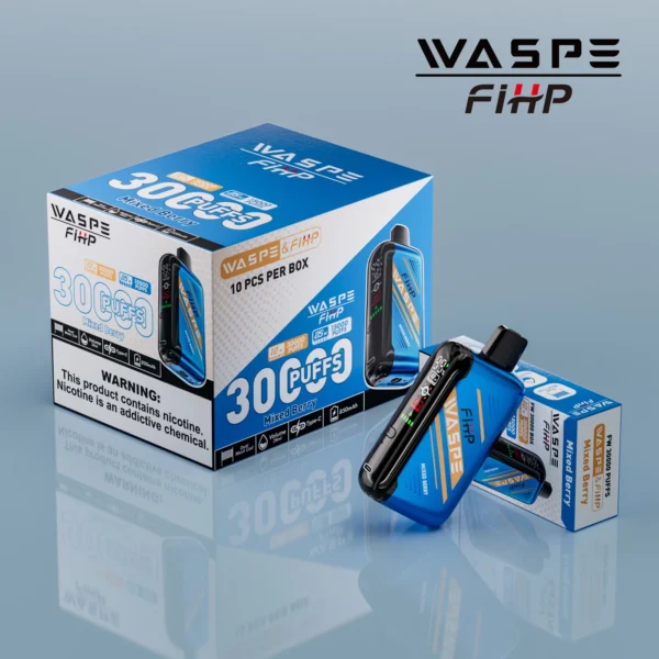 WASPE FIHP 30000 Puffs Dual Mesh 0% 2% 5% LED zaslon z nizko vsebnostjo nikotina za enkratno uporabo za večkratno uporabo Vapes Pen Bulk Buy Veleprodaja - CharmVape - 14