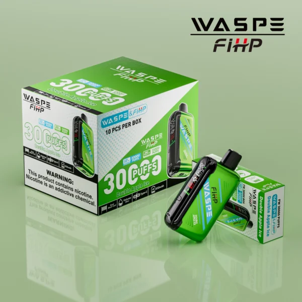 WASPE FIHP 30000 Puffs Dual Mesh 0% 2% 5% LED zaslon z nizko vsebnostjo nikotina za enkratno uporabo za enkratno uporabo Vapes pero na debelo Nakup na debelo - CharmVape - 8