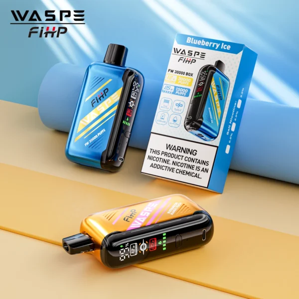 WASPE FIHP 30000 Puffs Dual Mesh 0% 2% 5% LED zaslon z nizko vsebnostjo nikotina za enkratno uporabo za enkratno uporabo Vapes pero Nakup na debelo - CharmVape - 1