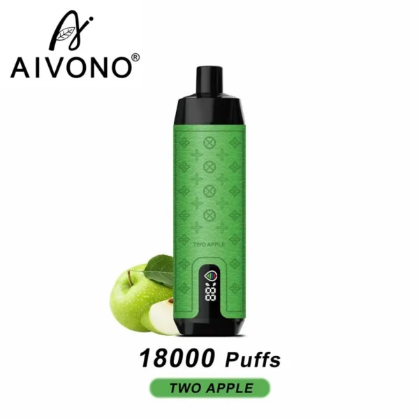 AIVONO Deluxe Bar 18000 Puffs Vesipiibu digitaalne ekraan 0% 2% 3% 5% Madala nikotiinisisaldusega taaslaetav ühekordne Vapes Pen hulgimüük - CharmVape - 3