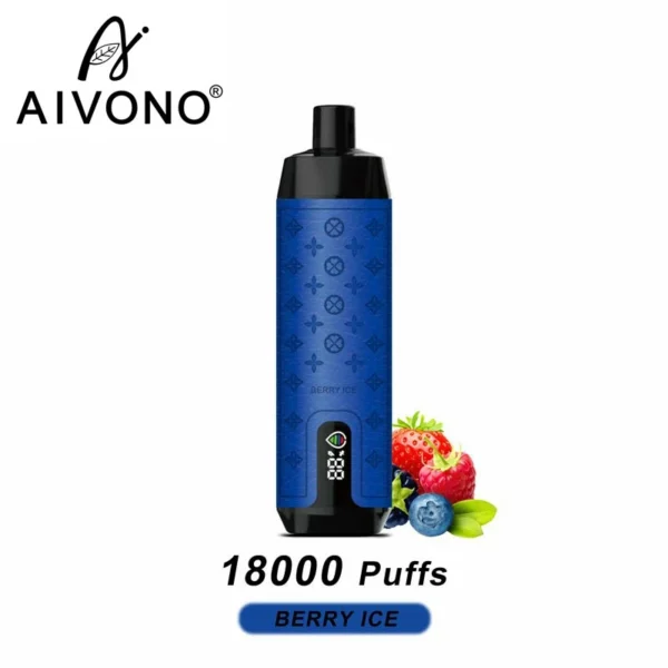 AIVONO Deluxe Baar 18000 Puffs Vesipiibu digitaalne ekraan 0% 2% 3% 5% Madala nikotiinisisaldusega taaslaetav ühekordne Vapes Pen hulgiost hulgimüük - CharmVape - 5