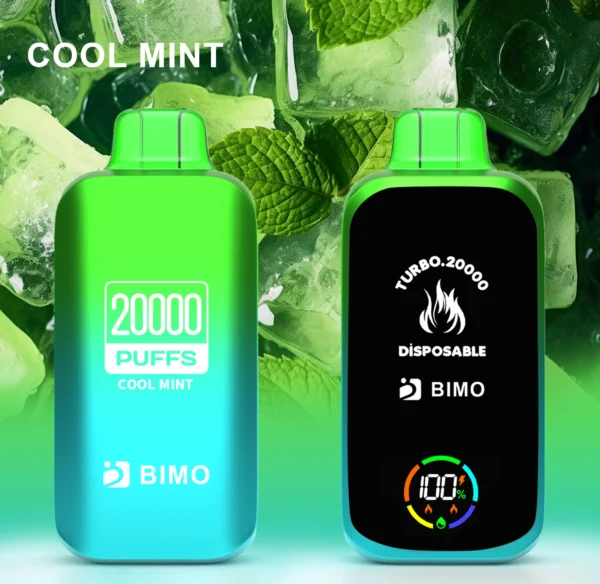 BIMO Turbo 20000 Rookwolken Volledig scherm 0% 2% 5% Oplaadbare wegwerpvapes-pen met laag nicotinegehalte in bulk Koop groothandel - CharmVape - 7