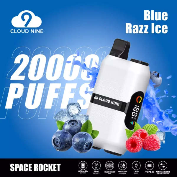 CLOUD NINE D33 20000 Puffs Dual Mesh Schermo immersivo 5% Penna per vaporizzatori usa e getta ricaricabile a basso contenuto di nicotina Bulk Acquista all'ingrosso - CharmVape - 2