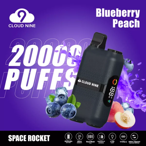 CLOUD NINE D33 20000 Puffs Dual Mesh Immersive Screen 5% Penna per vaporizzatori usa e getta ricaricabile a basso contenuto di nicotina all'ingrosso Acquista all'ingrosso - CharmVape - 3