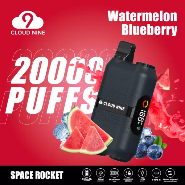 CLOUD NINE D33 20000 Puffs Dual Mesh Immersive Screen 5% Penna per vaporizzatori usa e getta ricaricabile a basso contenuto di nicotina Bulk Acquista all'ingrosso - CharmVape - 9