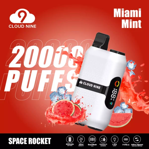 CLOUD NINE D33 20000 Puffs Dual Mesh Immersive Screen 5% Penna per vaporizzatori usa e getta ricaricabile a basso contenuto di nicotina Bulk Acquista all'ingrosso - CharmVape - 10